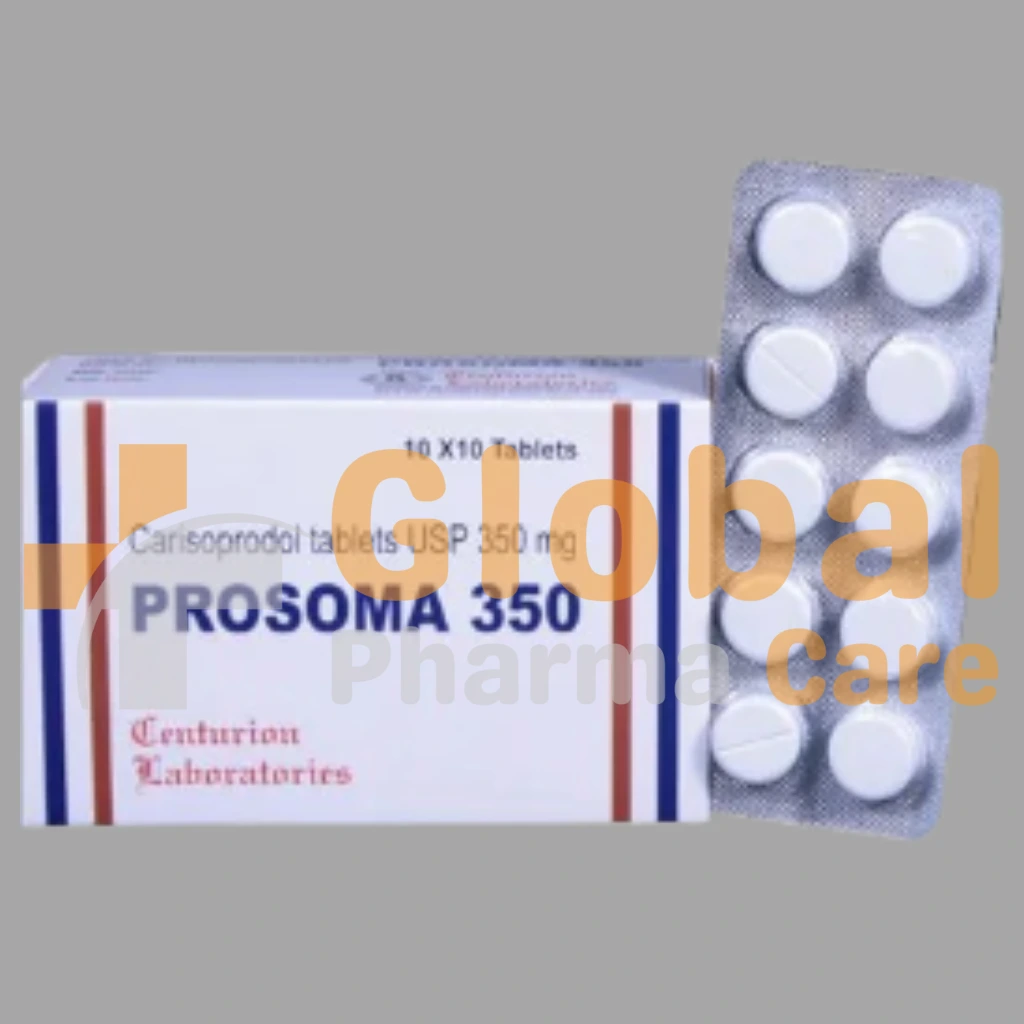 Prosoma 350mg- Best Generic Carisoprodol 1 Carisoprodol USP 350mg