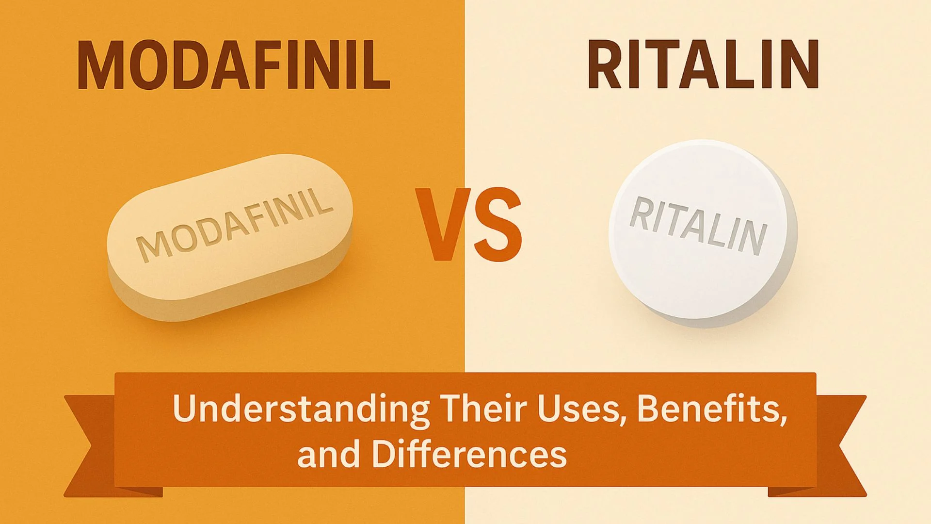 You are currently viewing Modafinil vs Ritalin: Understanding Their Uses, Benefits, and Differences