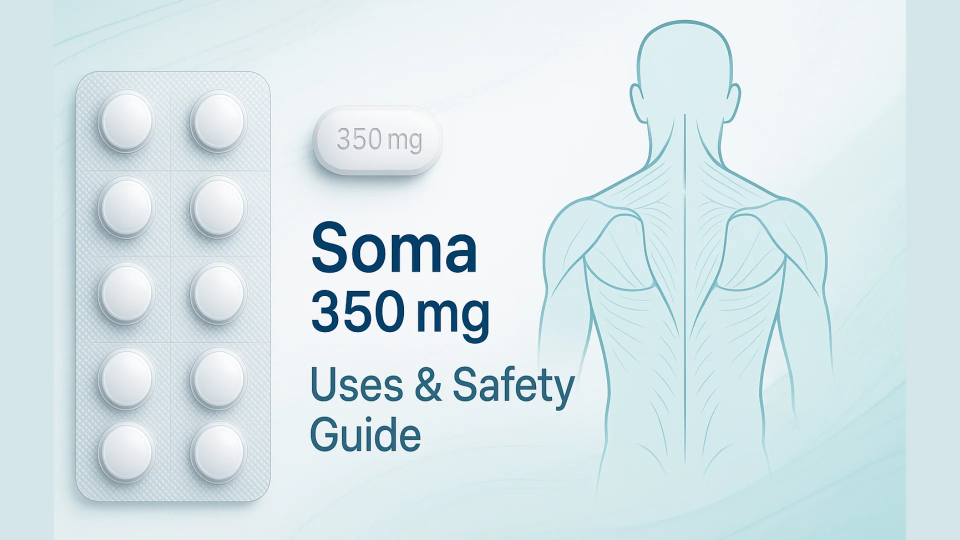 You are currently viewing 350 mg Soma: Uses, Dosage, Side Effects & Safety Guide
