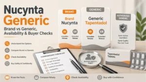 Read more about the article Nucynta Generic: Availability, Brand vs Generic, and What Buyers Should Know