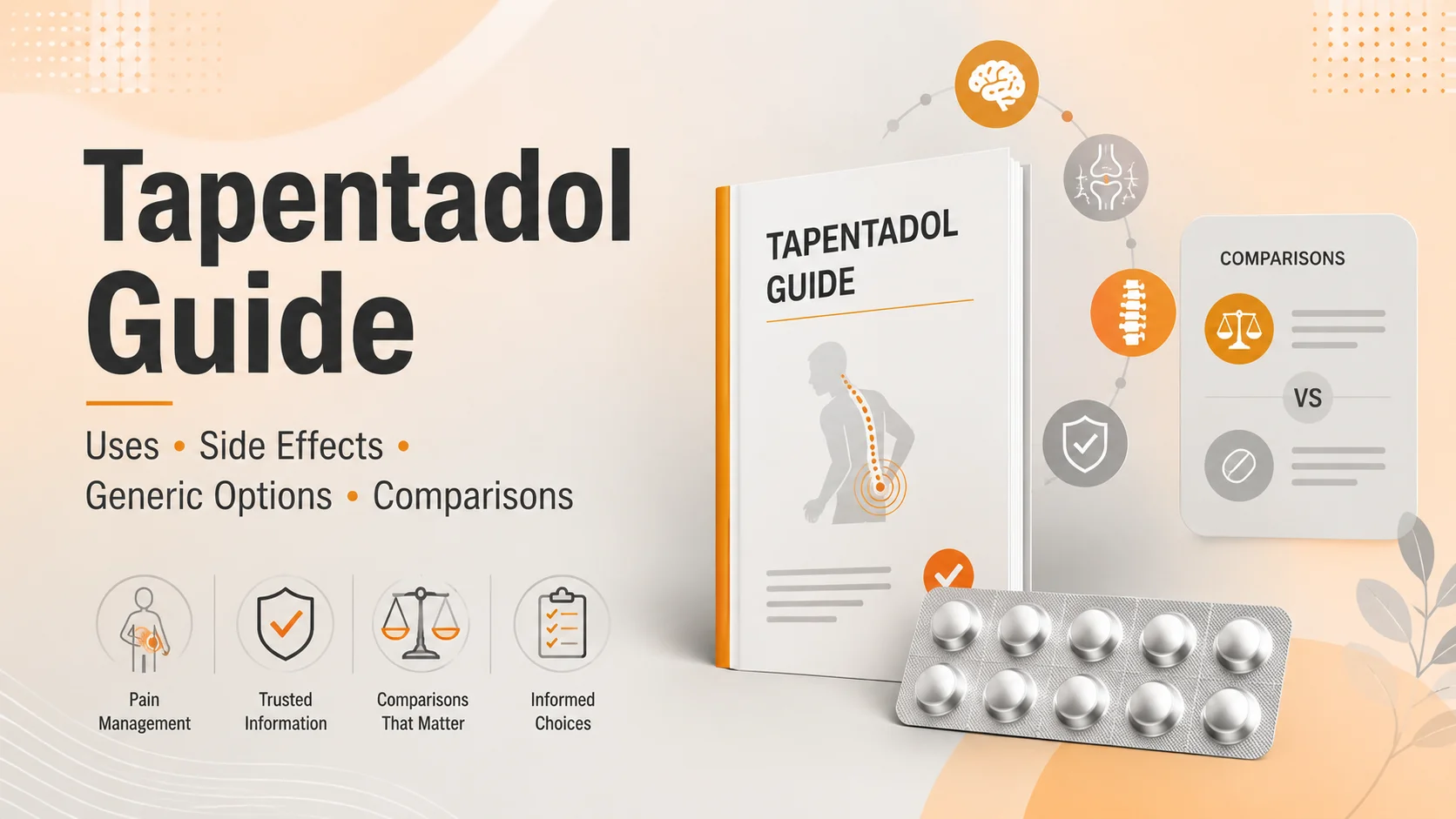 You are currently viewing Tapentadol Guide: Uses, Comparisons, and Generic Options