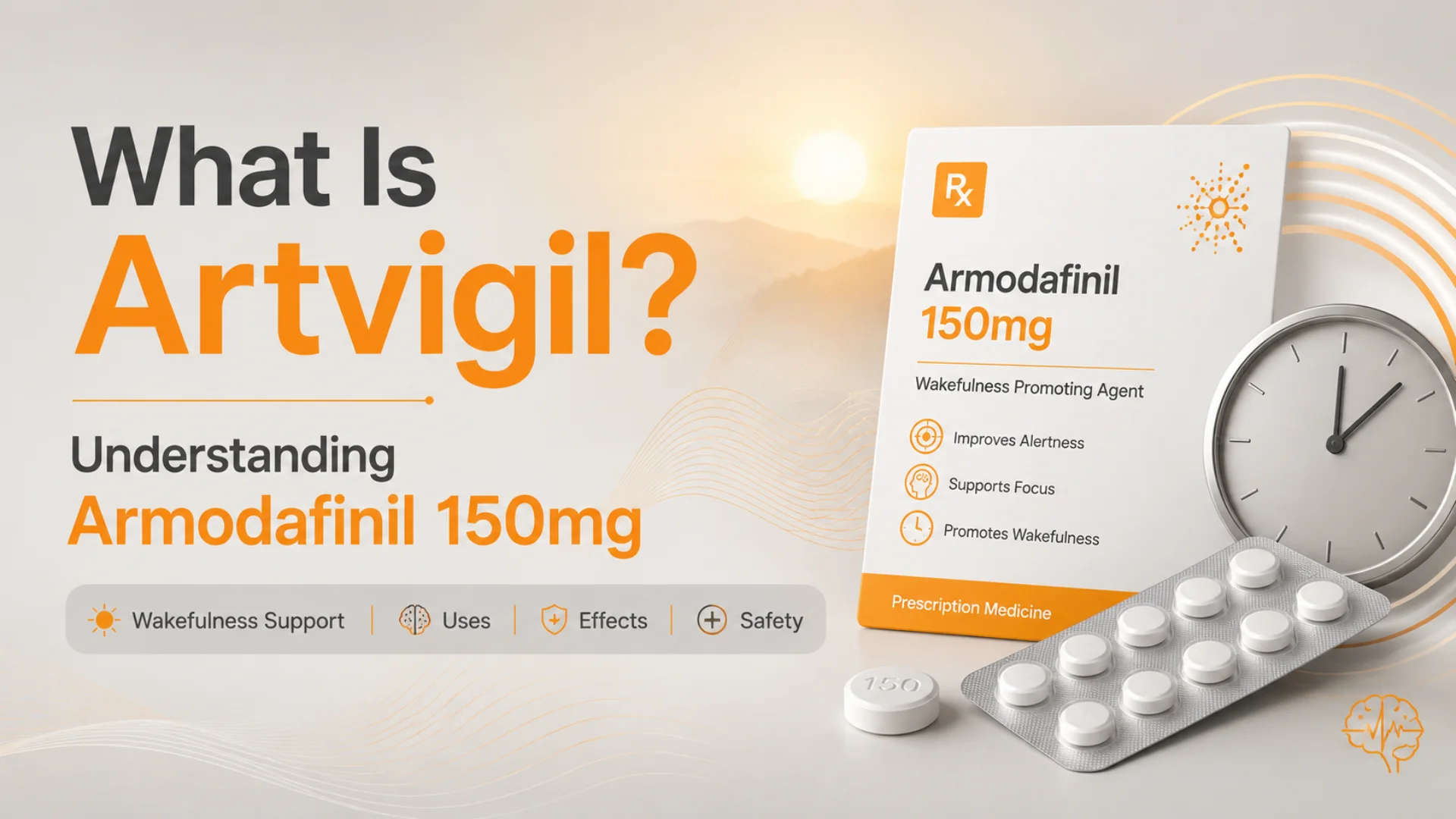 You are currently viewing What Is Artvigil? Understanding Armodafinil 150mg