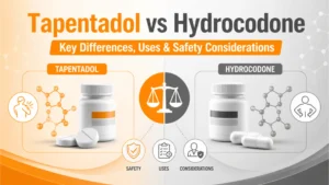Read more about the article Tapentadol vs Hydrocodone: Key Differences, Uses, and Safety Considerations