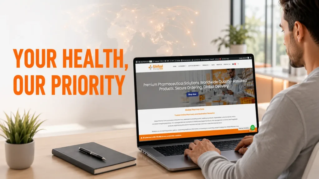 Global Pharma Care customer-focused online pharmacy committed to healthcare products and trusted service