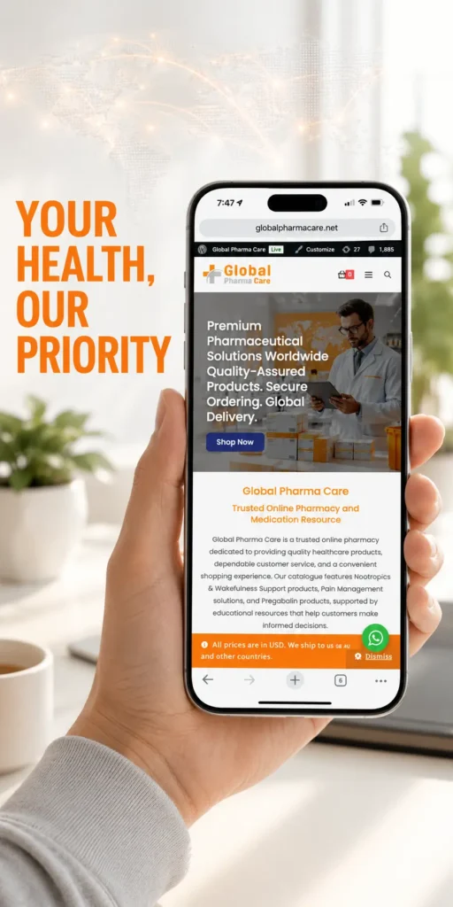 Global Pharma Care customer-focused online pharmacy committed to healthcare products and trusted service